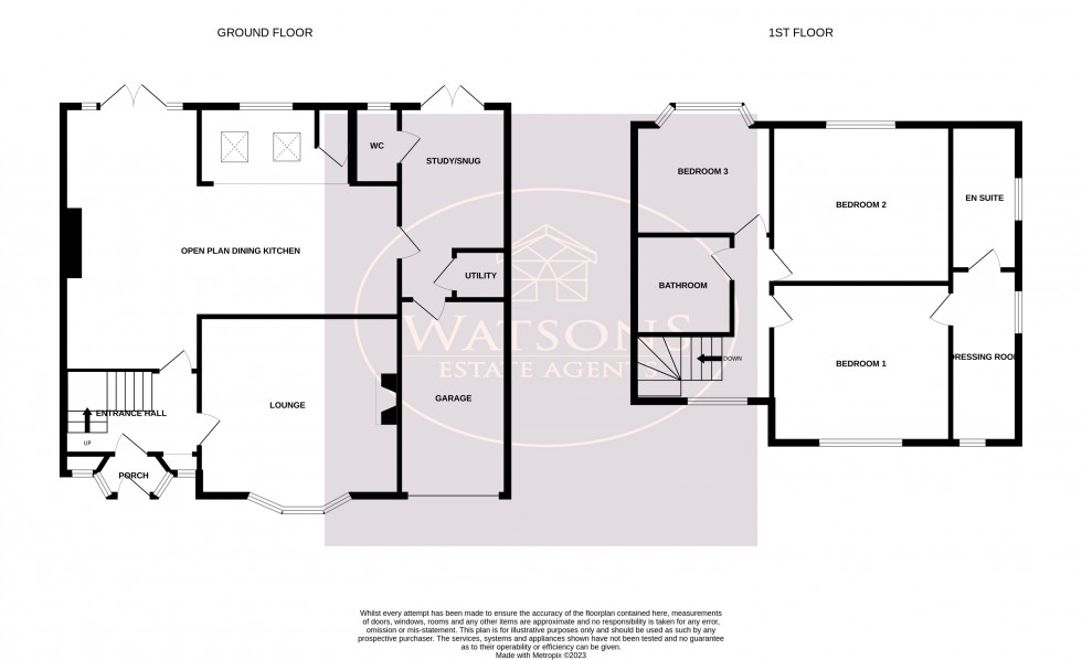 Floorplan for Aspley Park Drive, Nottingham