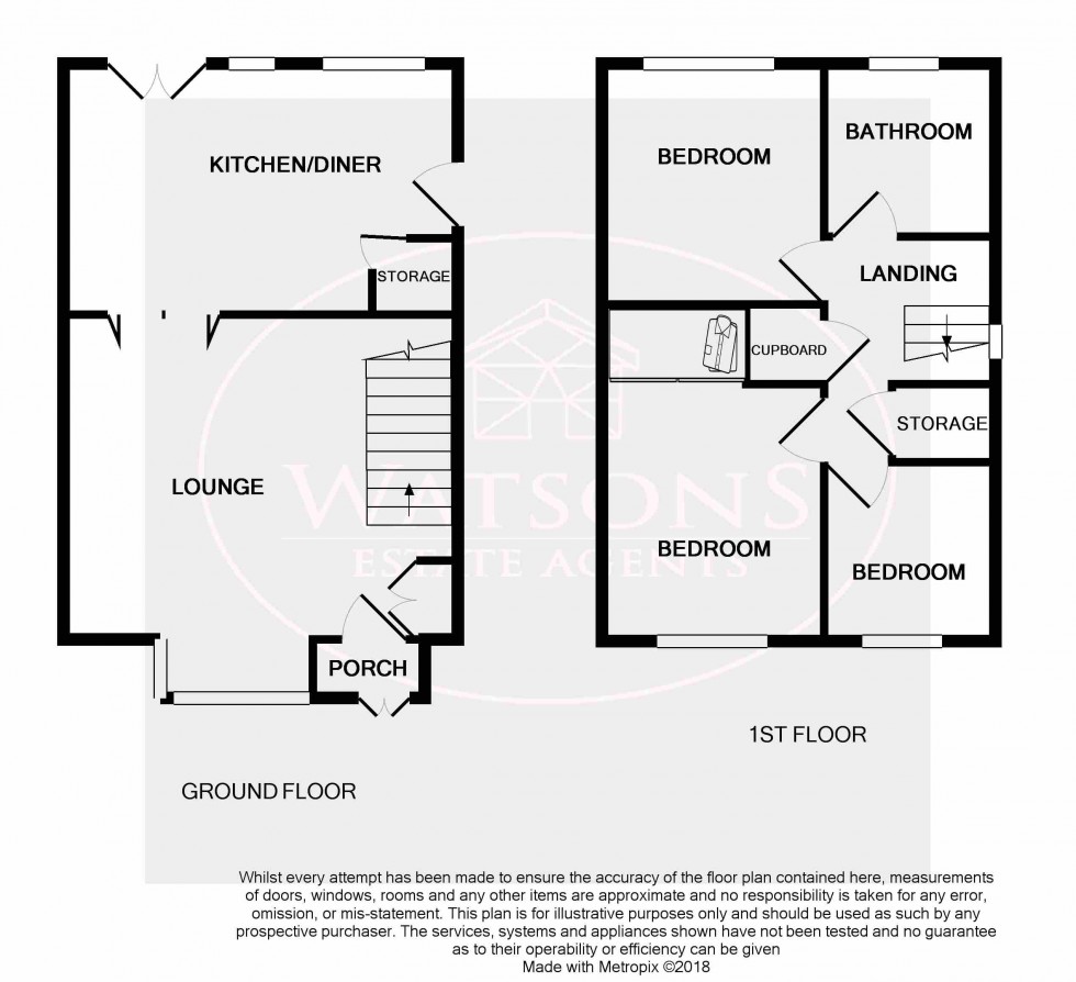 Floorplan for Kimberley, Nottingham