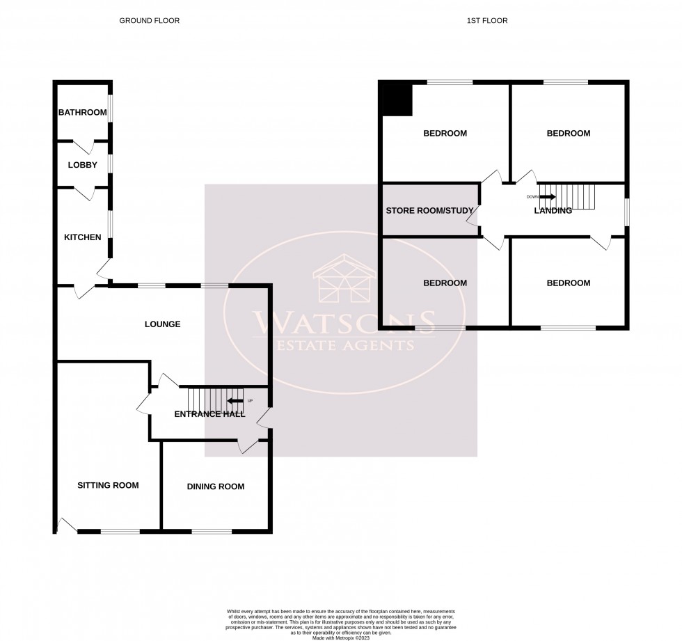 Floorplan for Underwood, Nottingham