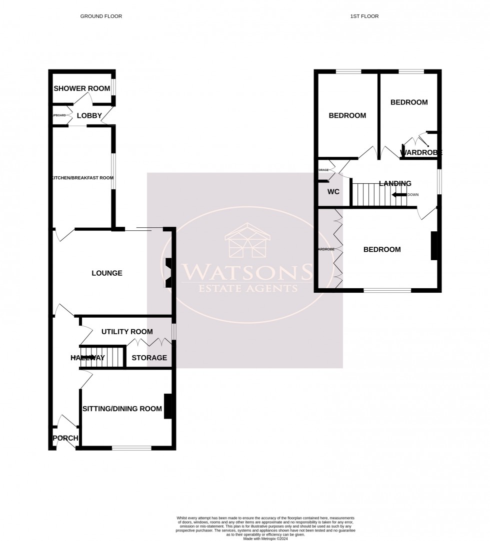 Floorplan for Prospect Road, Heanor, Derbyshire