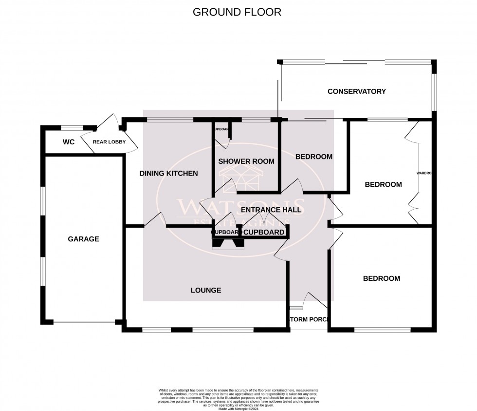 Floorplan for Underwood, Nottingham