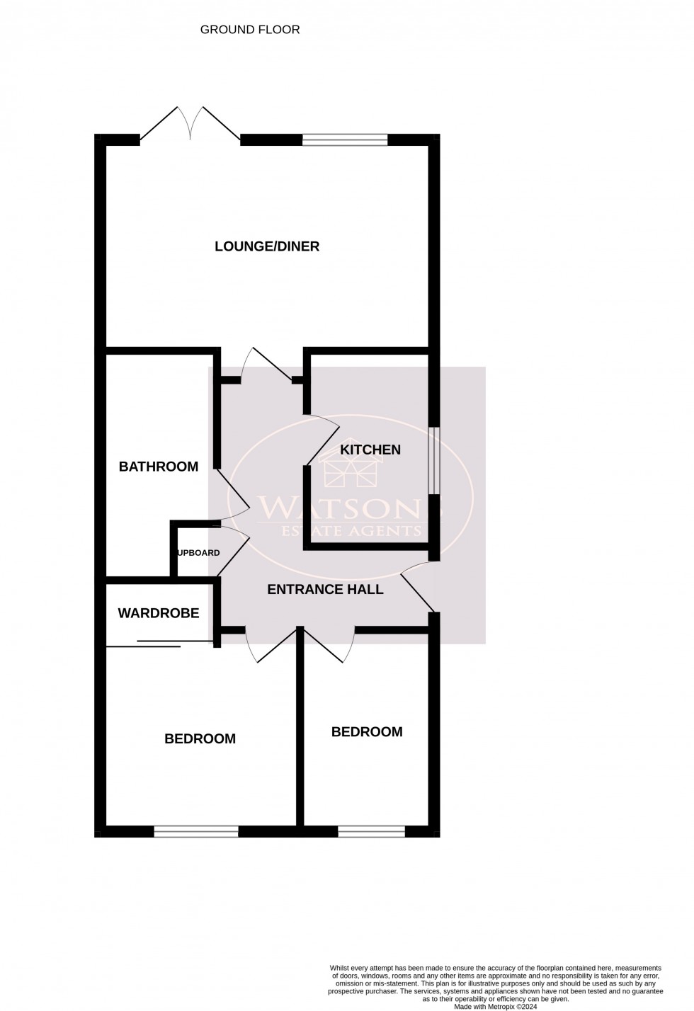 Floorplan for Newton Drive, Heanor, Derbyshire