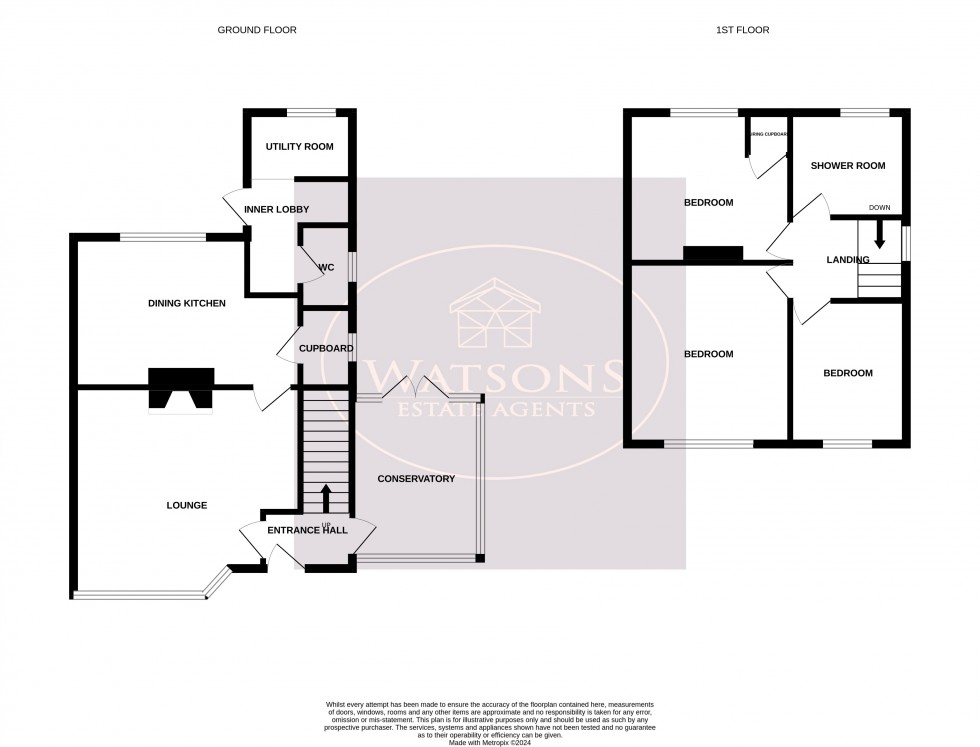 Floorplan for Nuthall, Nottingham