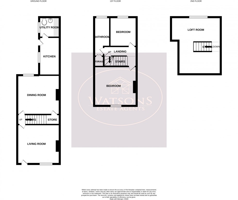 Floorplan for Langley Mill, Nottingham, Derbyshire