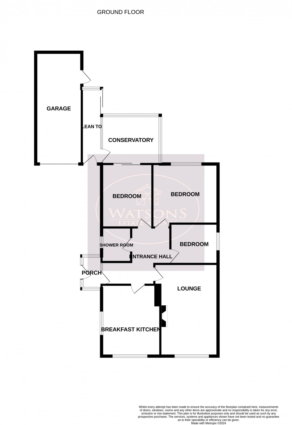 Floorplan for Newthorpe, Nottingham