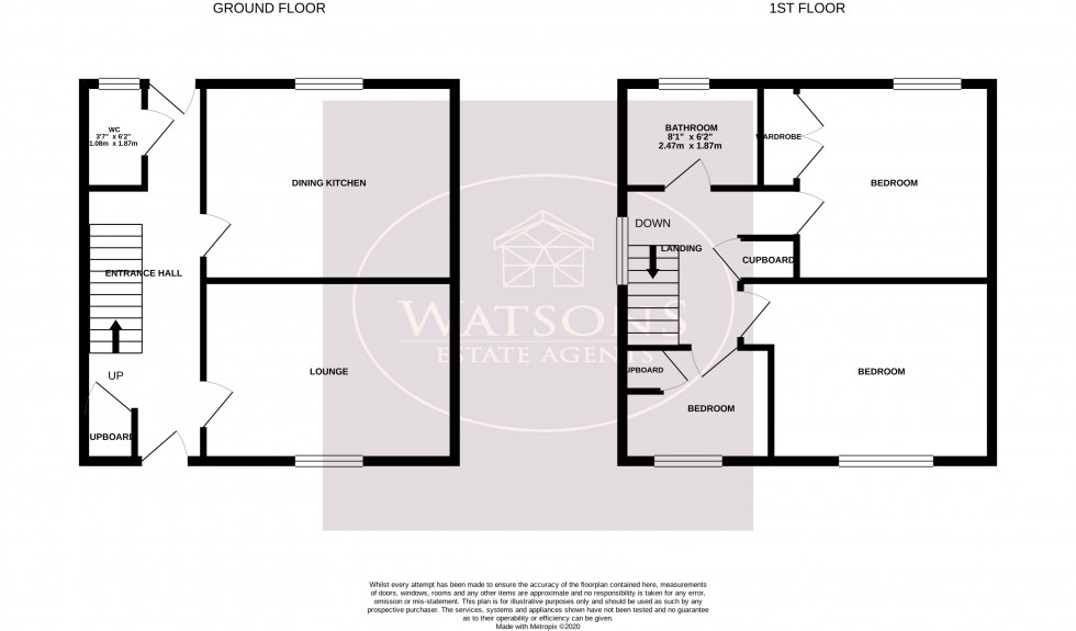 Floorplan for Kimberley, Nottingham