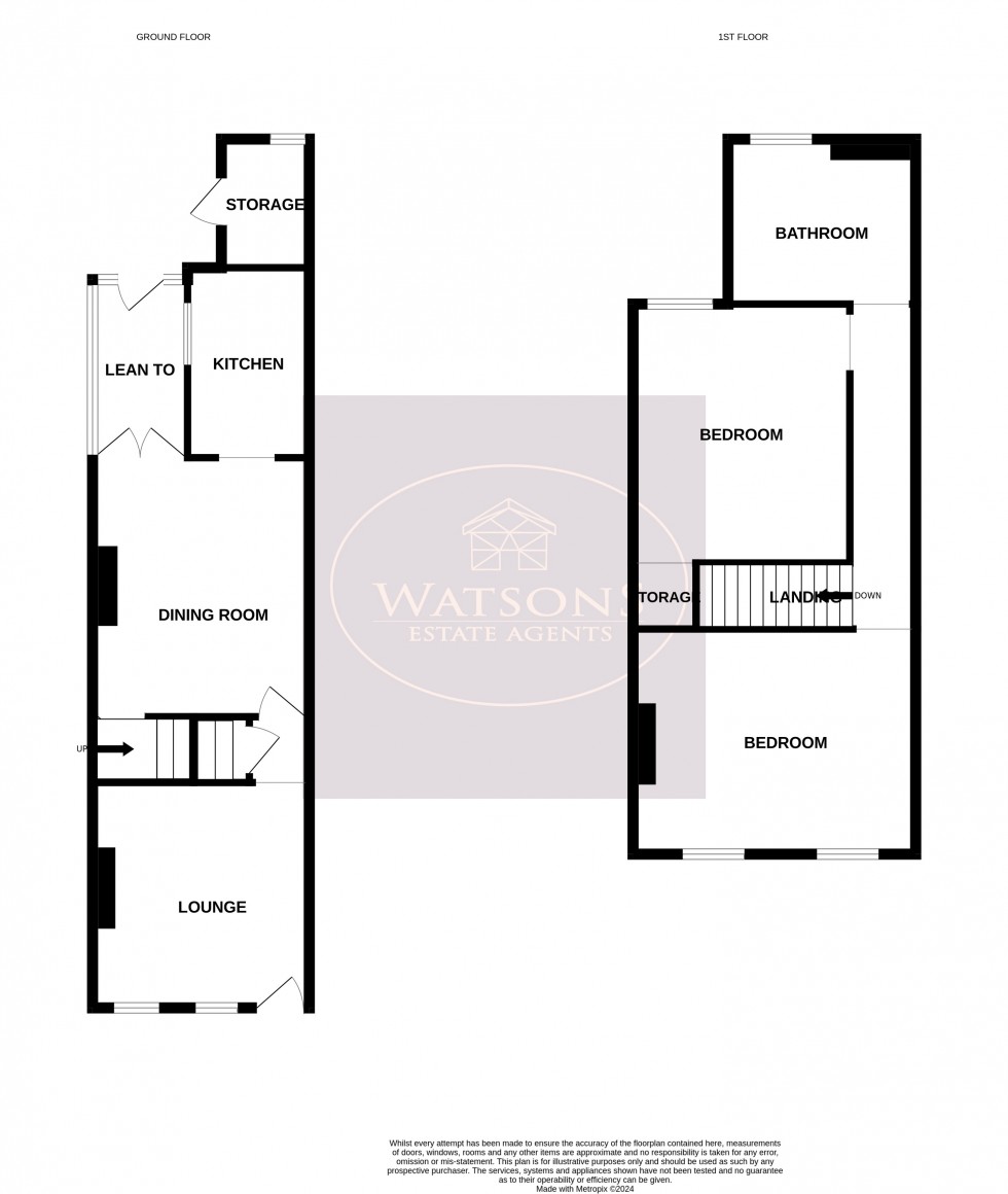 Floorplan for Awsworth, Nottingham