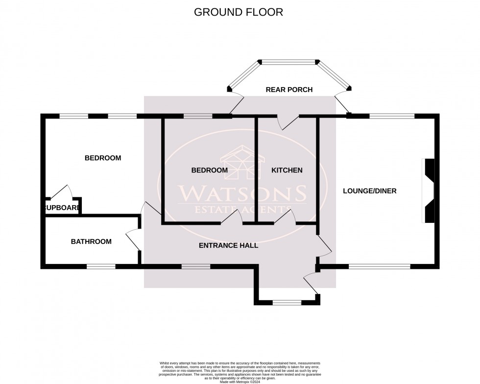 Floorplan for Nuthall, Nottingham