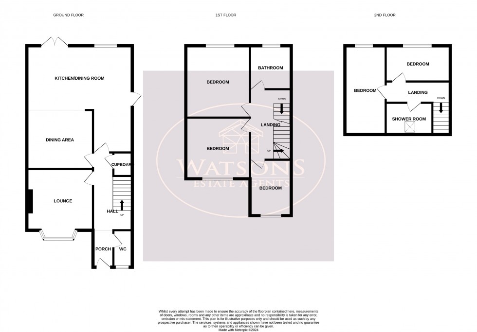 Floorplan for Nuthall, Nottingham