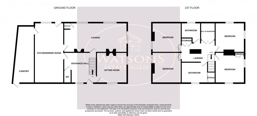 Floorplan for Kimberley, Nottingham