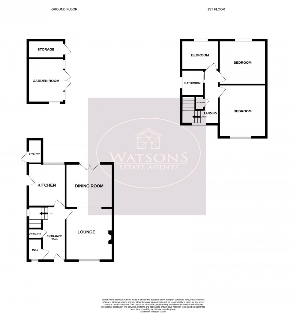 Floorplan for Nuthall, Nottingham