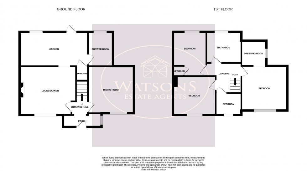 Floorplan for Awsworth, Nottingham