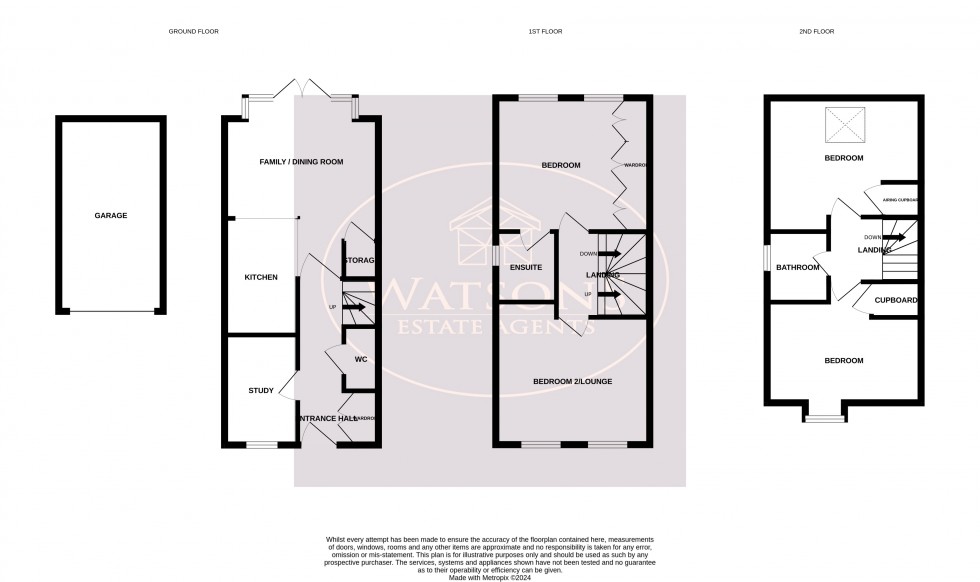 Floorplan for Selsby Close, Nottingham