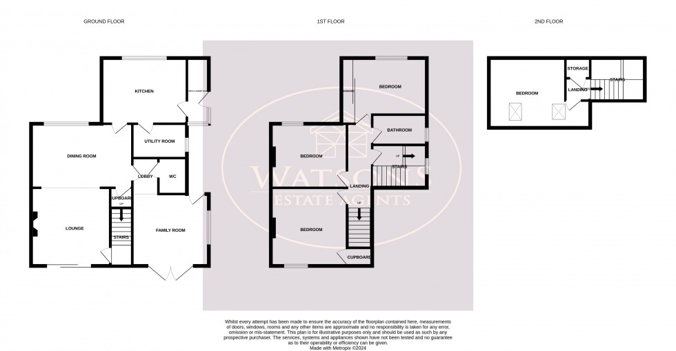 Floorplan for Moorgreen, Nottingham, Nottinghamshire