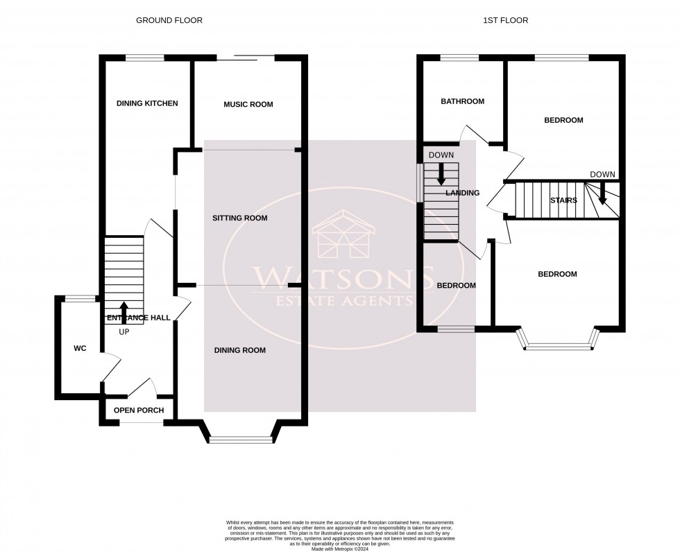 Floorplan for Nuthall, Nottingham