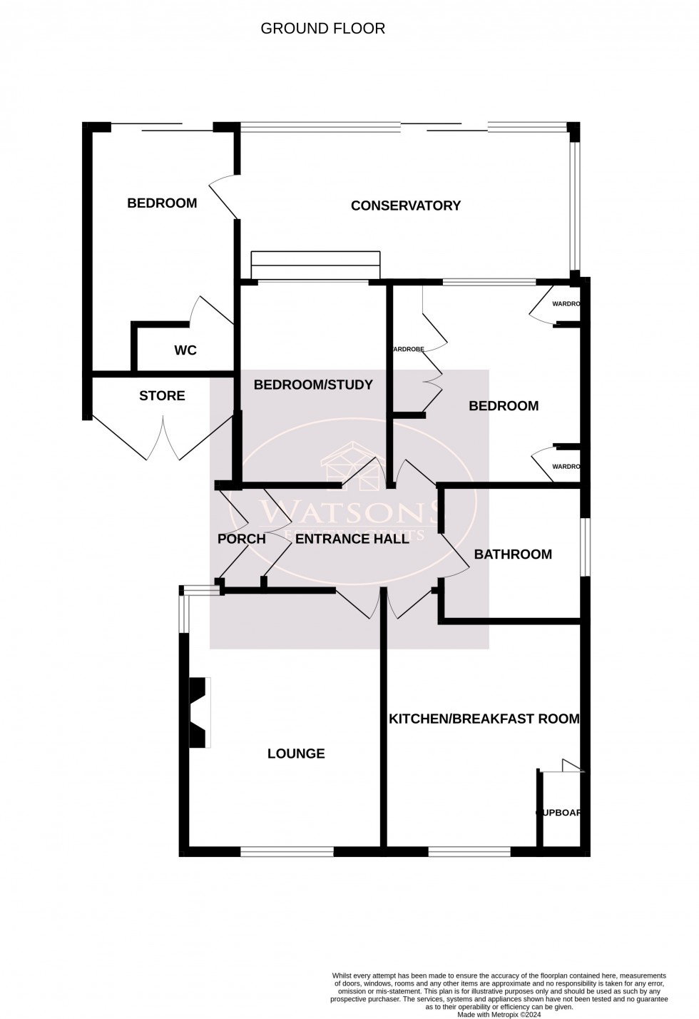 Floorplan for Cossall, Nottingham