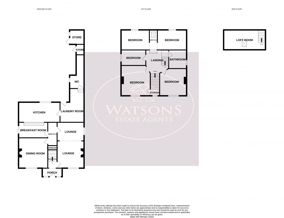 Floorplan for Brinsley, Nottingham