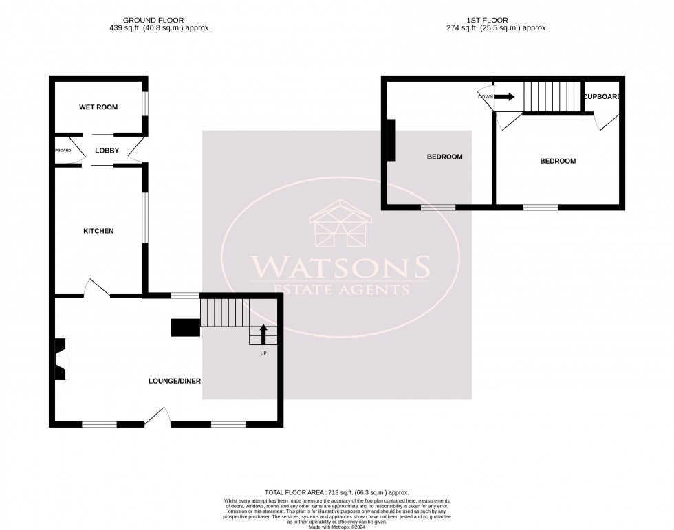 Floorplan for Awsworth, Nottingham