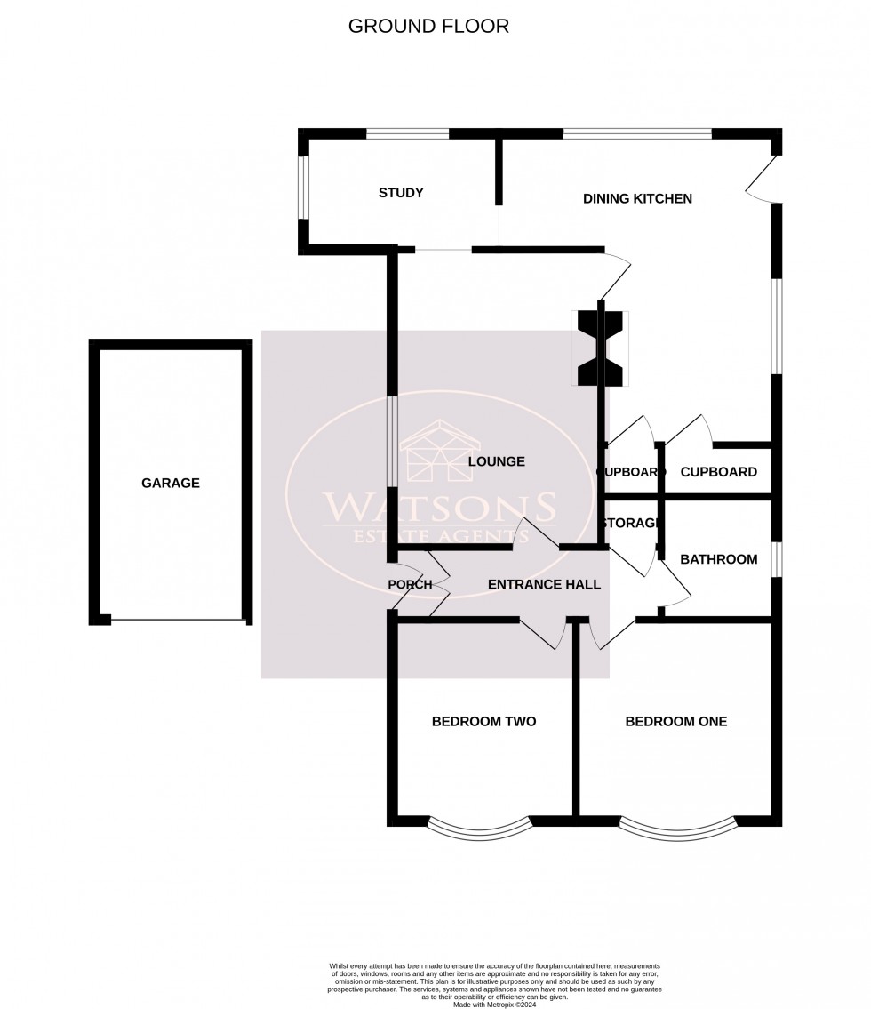 Floorplan for Kimberley, Nottingham