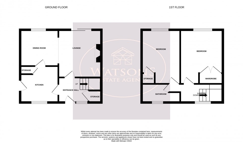 Floorplan for Eastwood, Nottingham