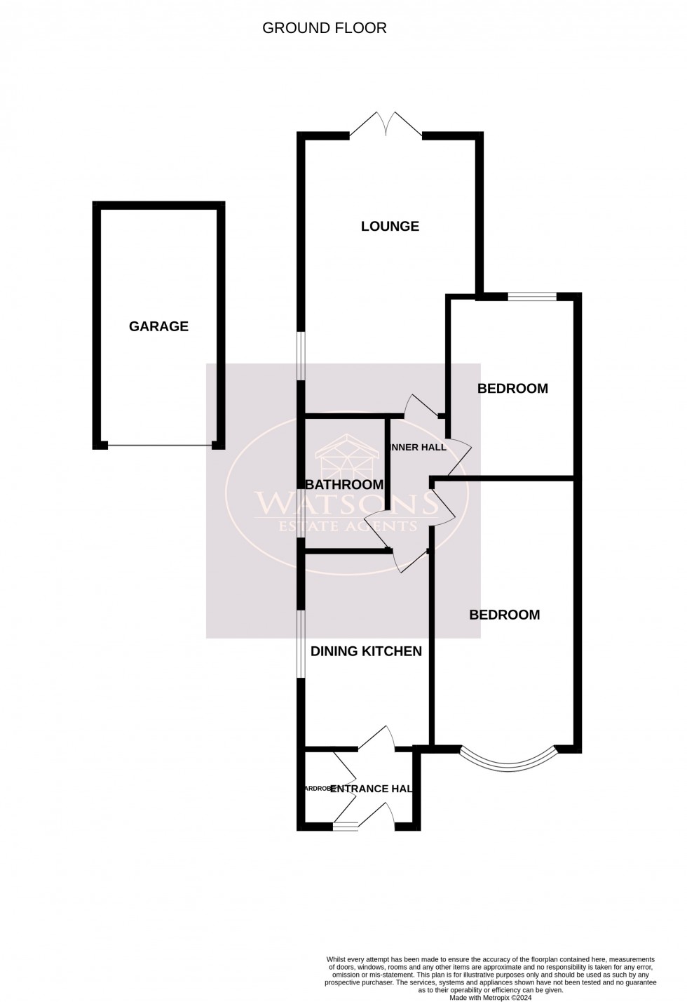 Floorplan for Awsworth, Nottingham