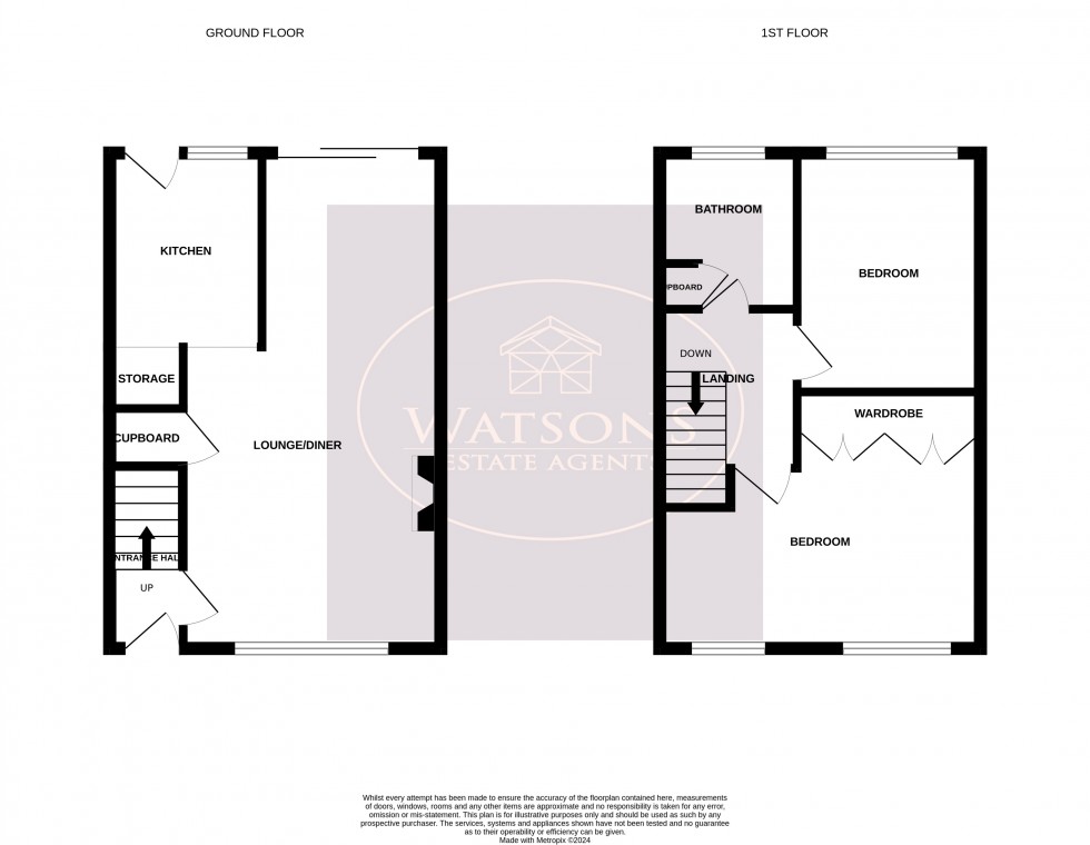 Floorplan for Hucknall, Nottingham