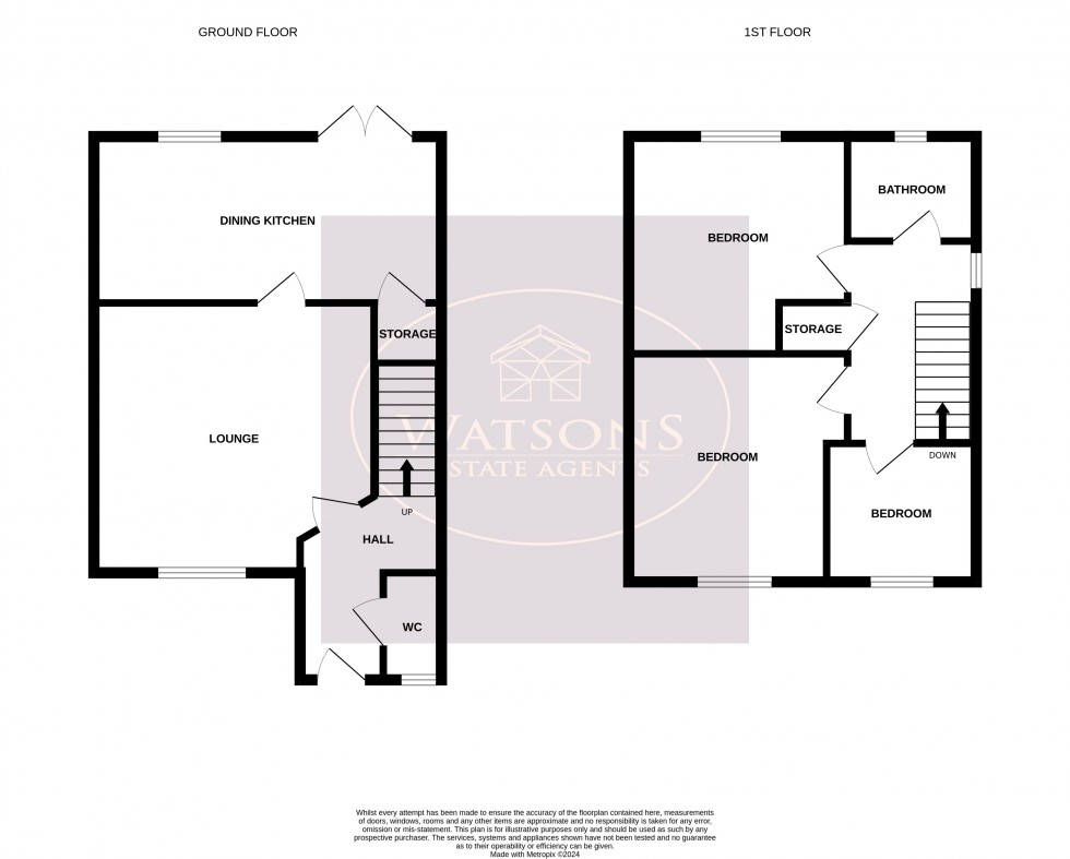 Floorplan for Eastwood, Nottingham