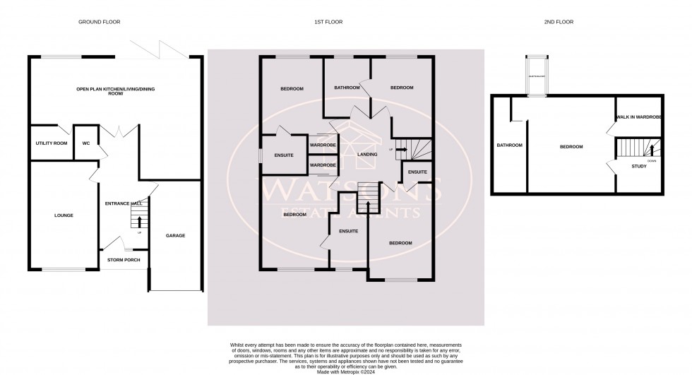 Floorplan for Brinsley, Nottingham