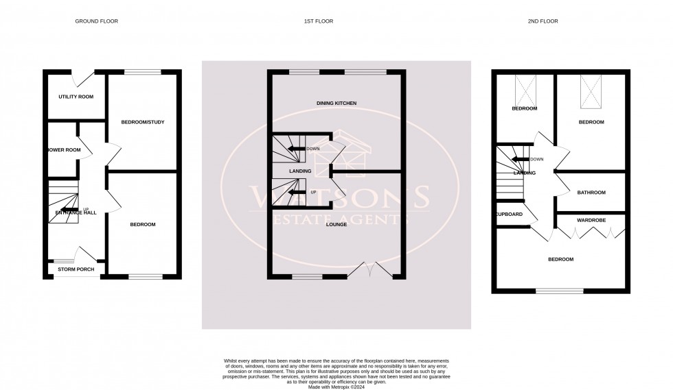 Floorplan for Nuthall, Nottingham