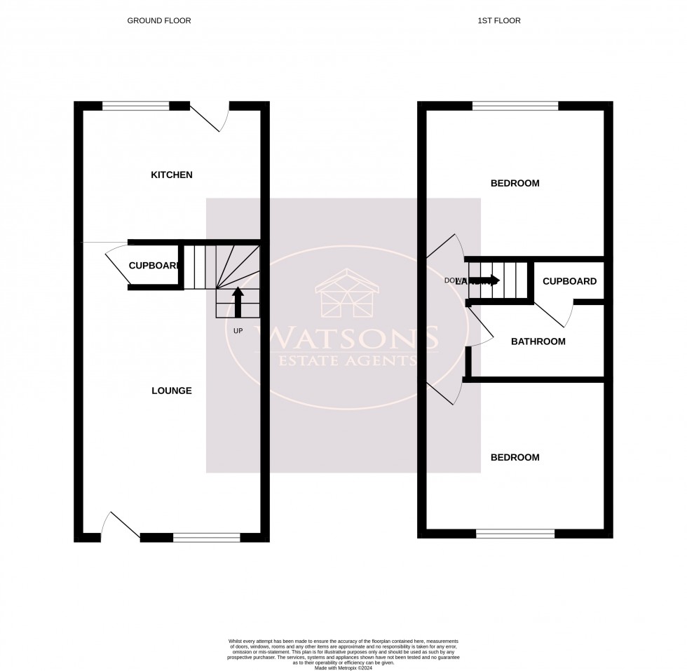 Floorplan for Eastwood, Nottingham