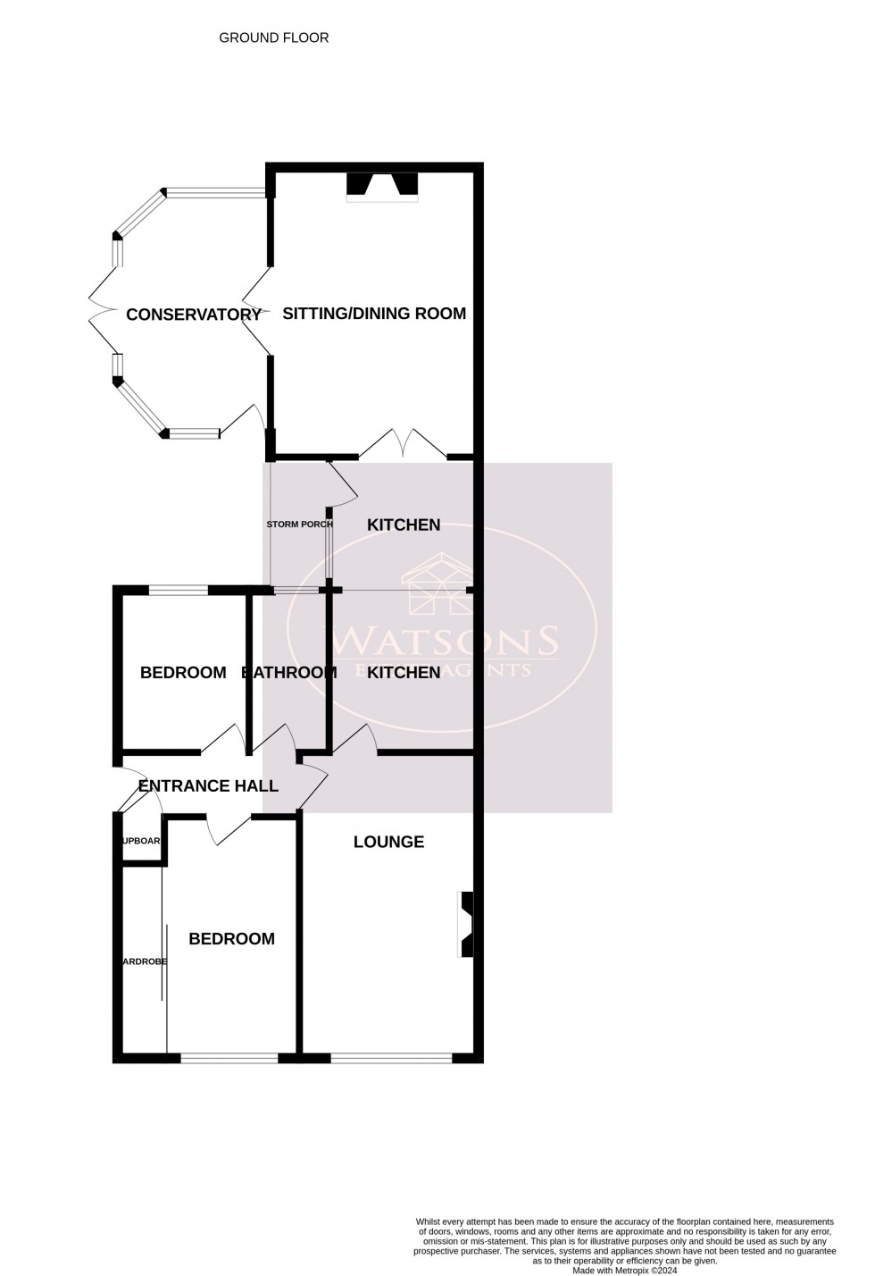 Floorplan for Westwood, Nottingham