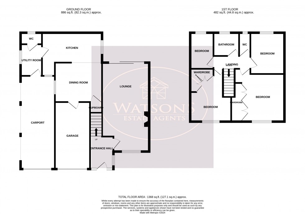 Floorplan for Newthorpe, Nottingham