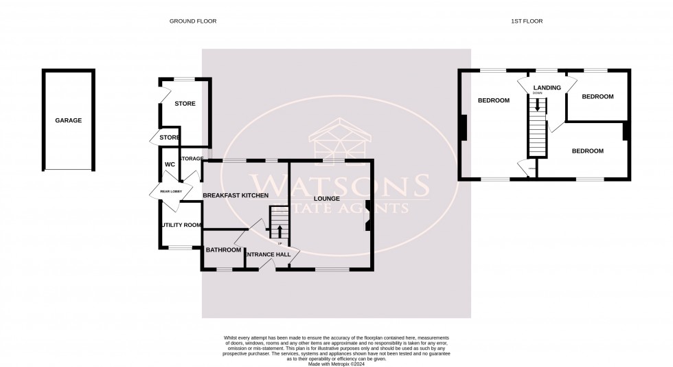 Floorplan for Nuthall, Nottingham