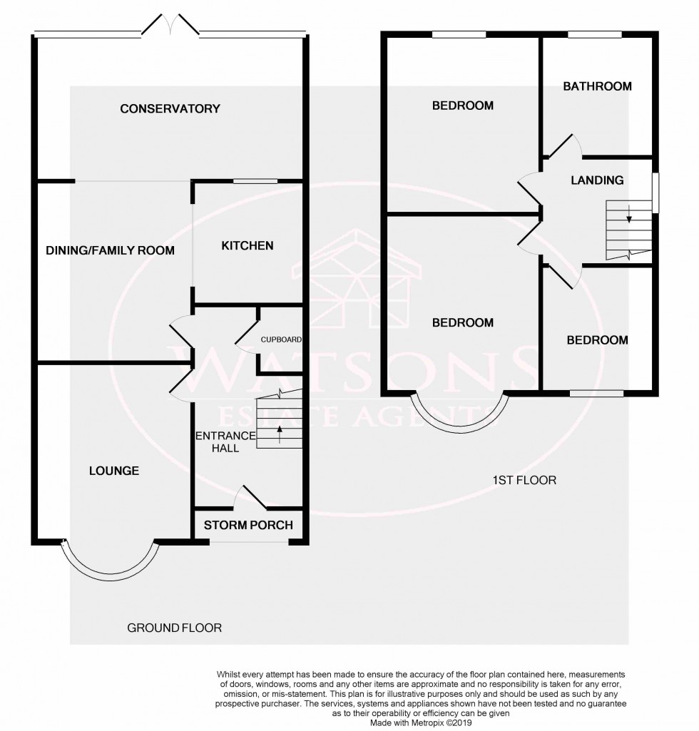 Floorplan for Kimberley, Nottingham