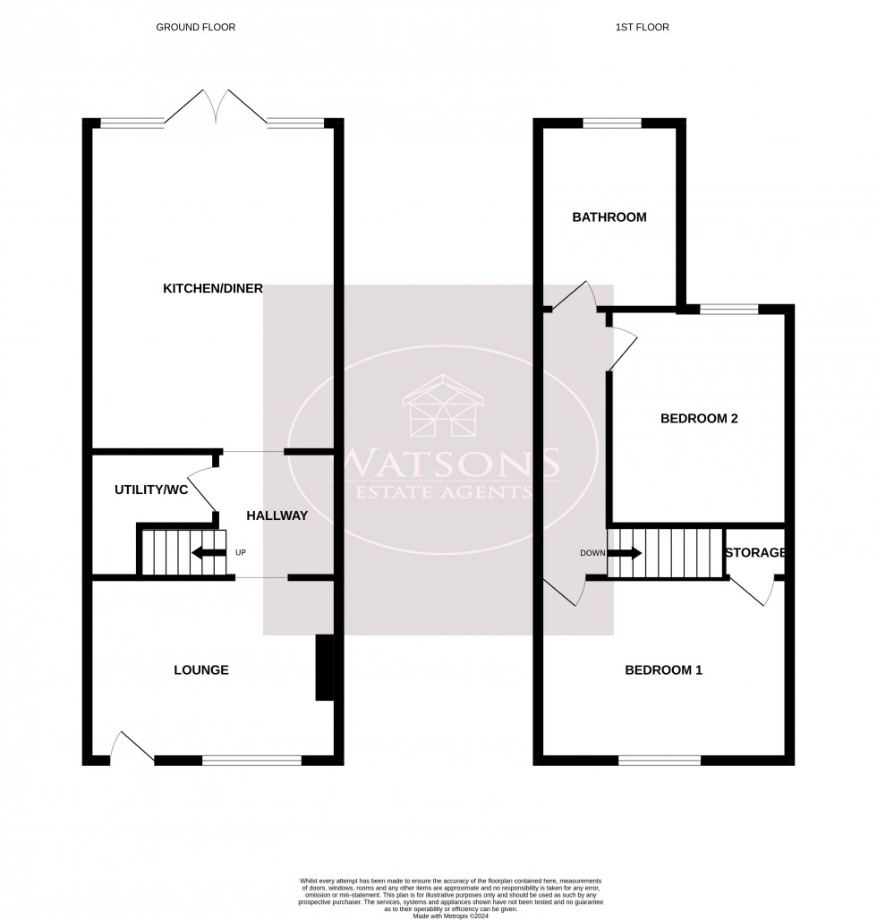 Floorplan for Selston, Nottingham