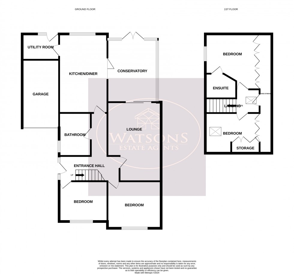 Floorplan for Selston, Nottingham