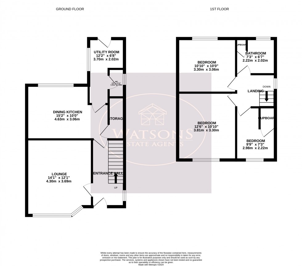 Floorplan for Nuthall, Nottingham