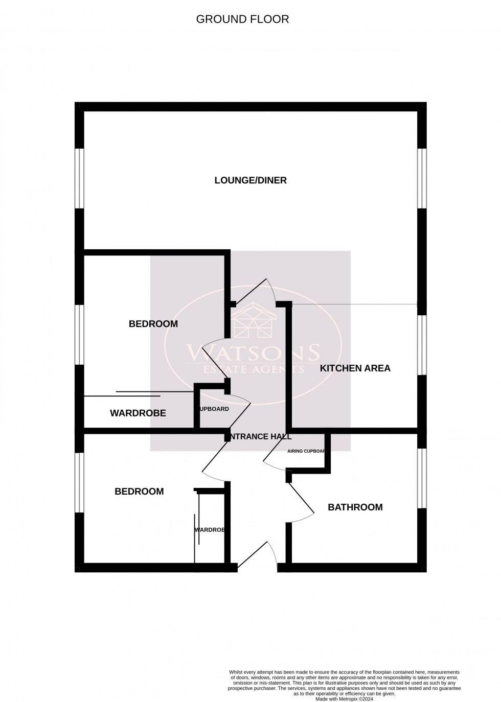 Floorplan for Watnall, Nottingham