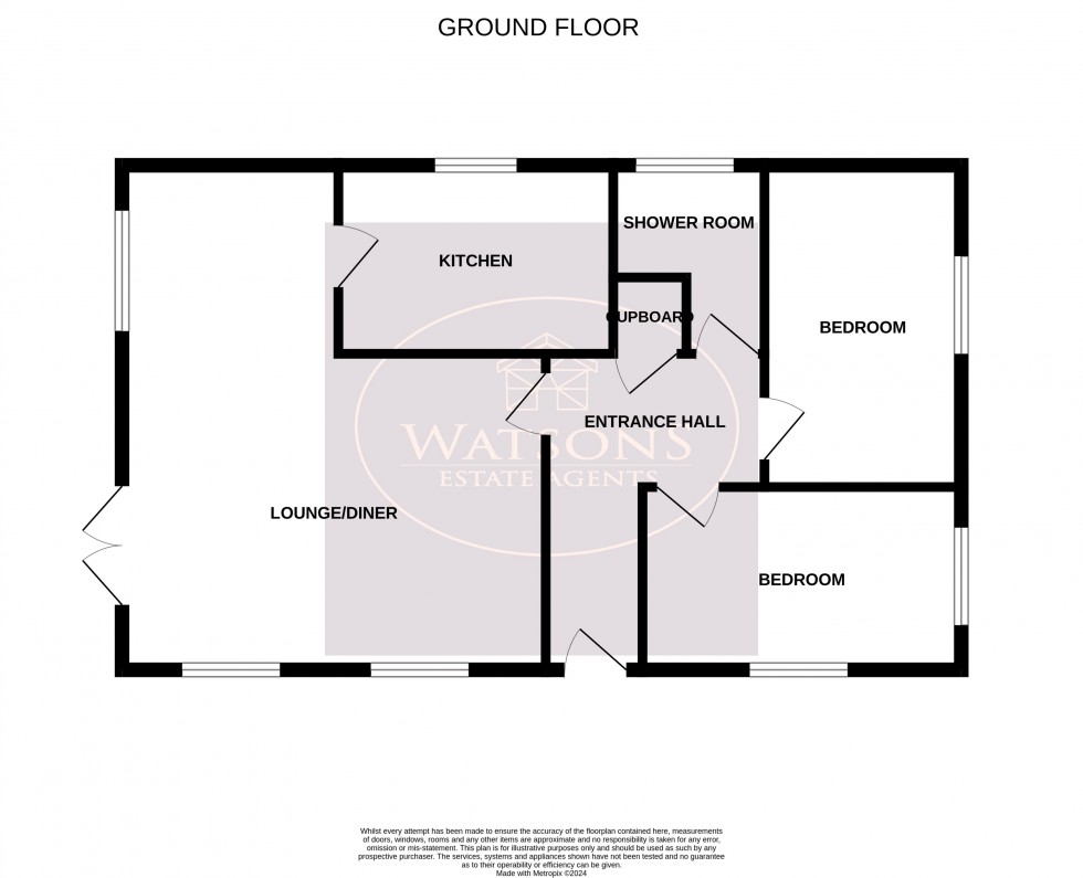 Floorplan for Kimberley, Nottingham