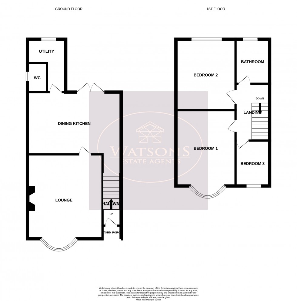 Floorplan for Wollaton, Nottingham, Nottinghamshire