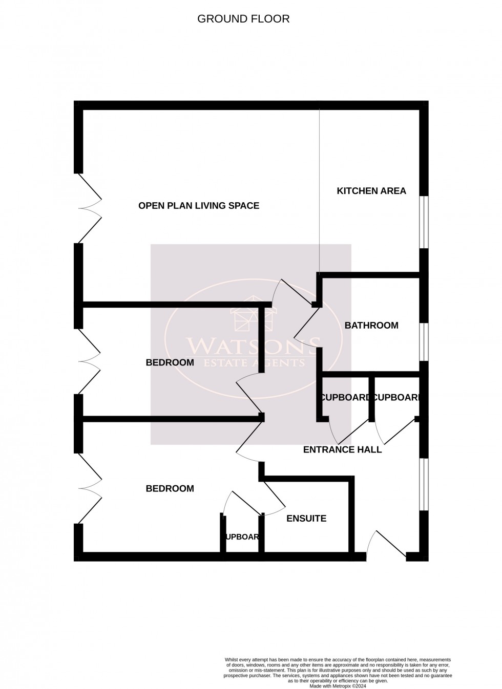 Floorplan for Hucknall, Nottingham