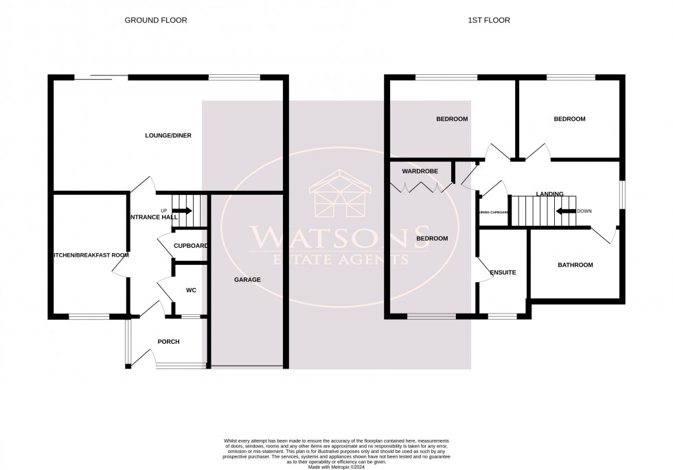 Floorplan for Nuthall, Nottingham