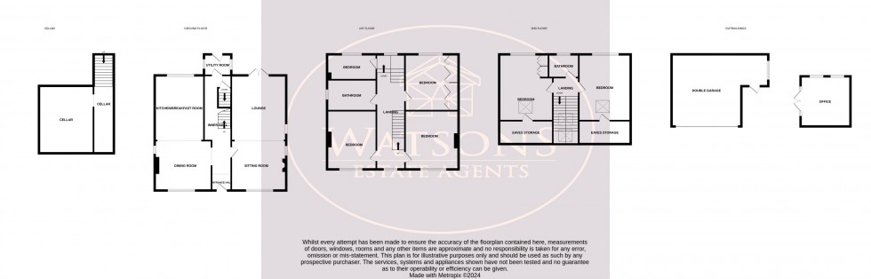 Floorplan for Main Street, Awsworth, Nottingham