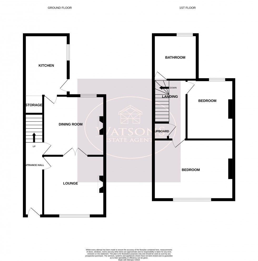 Floorplan for Eastwood, Nottingham