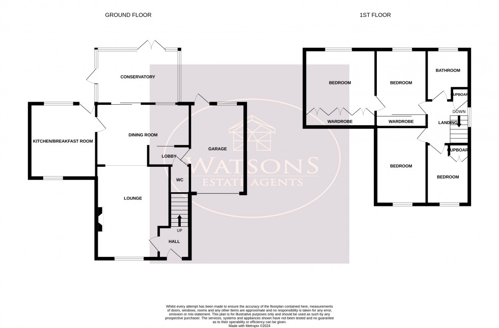 Floorplan for Kimberley, Nottingham