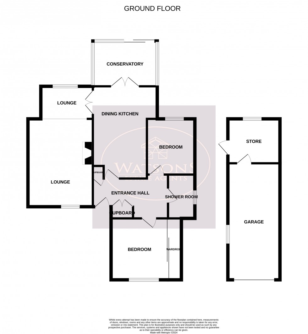 Floorplan for Eastwood, Nottingham