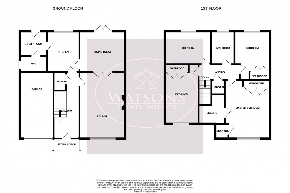 Floorplan for Watnall, Nottingham