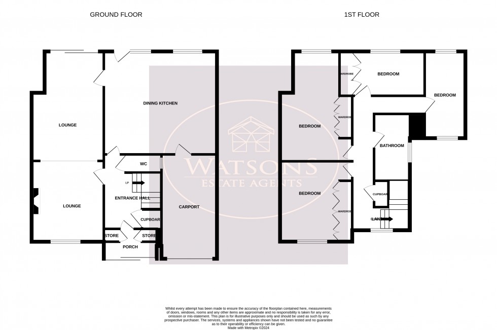 Floorplan for Nuthall, Nottingham