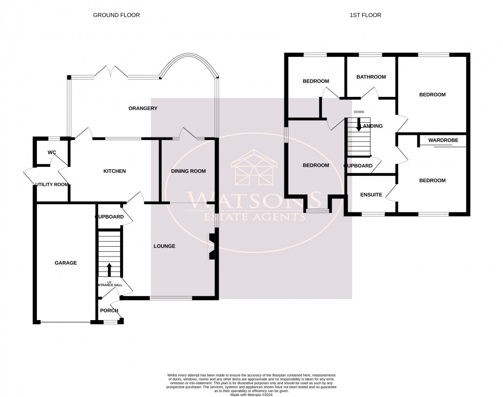 Floorplan for Newthorpe, Nottingham