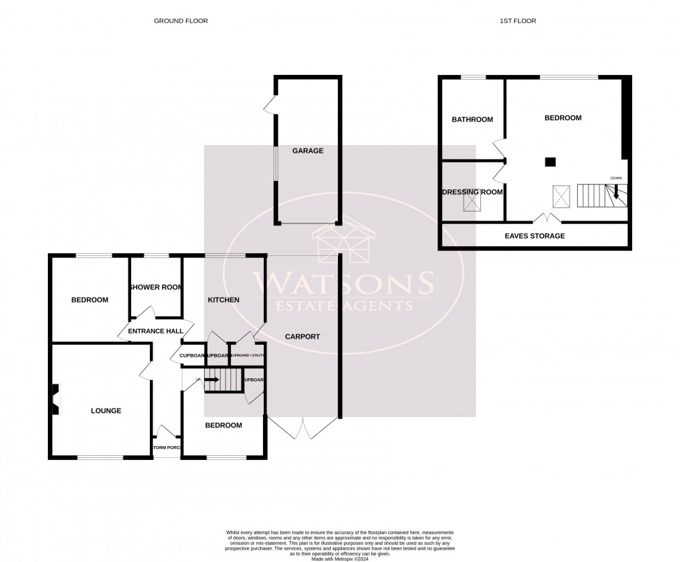 Floorplan for Eastwood, Nottingham